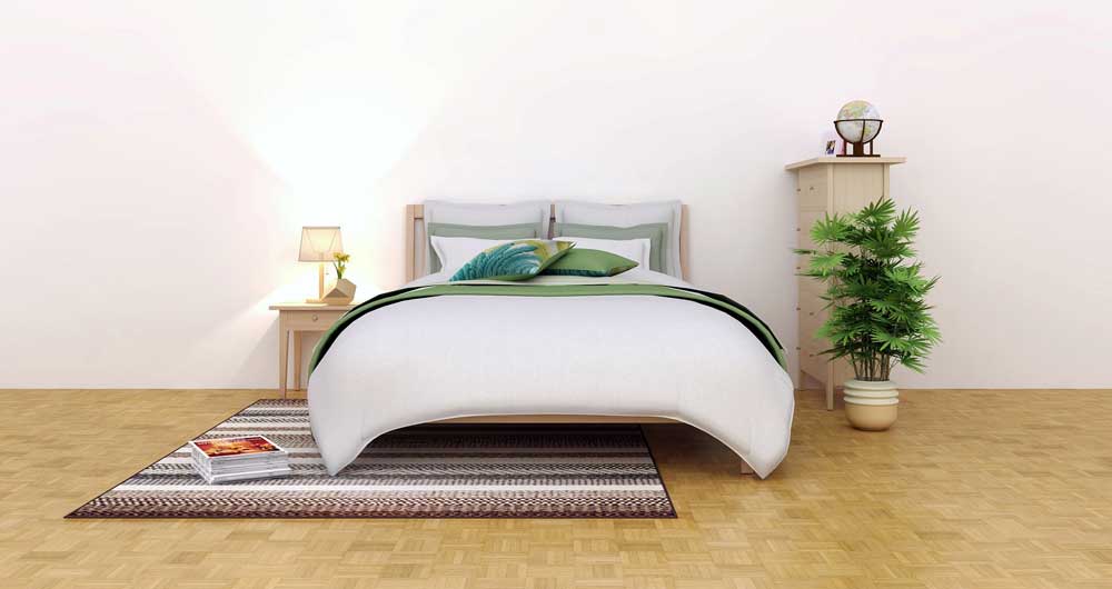 how-to-place-a-rug-under-a-bed--Option-nine-