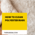 Can you wash polypropylene rugs?